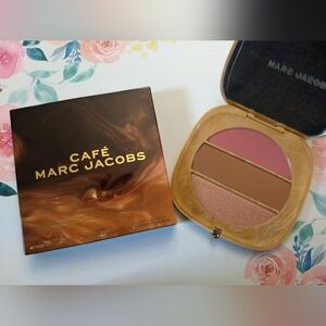 Marc Jacobs Café O!Mega X 3 Blush Bronzer Highlighter Palette In Tantalize Glo!